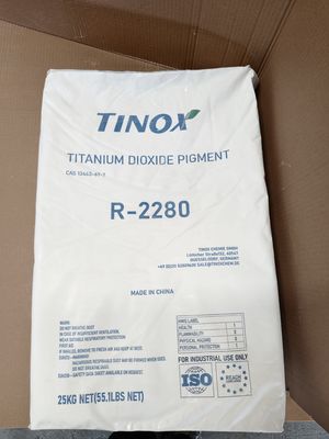 Good price TINOX R-2280 Titanium Dioxide Rutile with Excellent Opacity High Heat Resistance and Low Volatility for Plastic Applications online